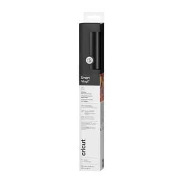 Cricut Smart Vinyl Matless Permanent Vinyl - Black 3ft 1Ct Box
