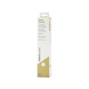 Cricut Joy Xtra Smart Iron-On Prismatic Glitter - Gold 19in Box