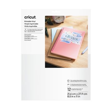 Cricut Xtra Printable Vinyl - White 12Ct Box
