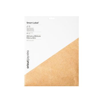Cricut Joy Xtra Smart Label Paper Permanent - Kraft Brown 4Ct Box