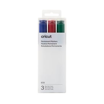 Cricut Permanent Markers - Red-Green-Blue 3Ct Box