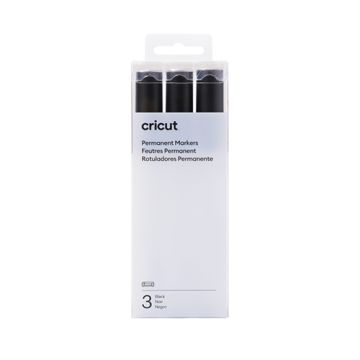 Cricut Permanent Markers - Black 3Ct Box