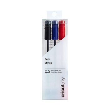 Cricut Joy Extra Fine Point Pens 0.3 - Black-Blue-Red 0.3 Box