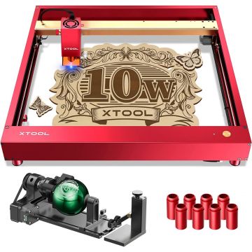 xTool D1 Pro Red 10W + 40W Laser Module+RA2 Pro+Risers (8pcs)