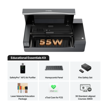 xTool P2S Educational Essentials Kit ( including xTool Care)