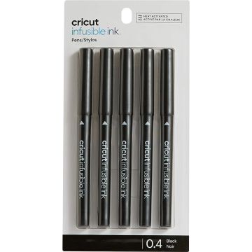 Cricut Infusible Ink Pens - Black 0.4mm 5Ct Box