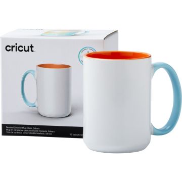 Cricut Beveled Ceramic Mug Blank - Sahara