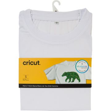 Cricut Men's T-Shirt Blank Crew Neck - White Small