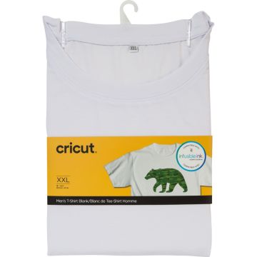 Cricut Men's T-Shirt Blank Crew Neck - White Extra Extra Large