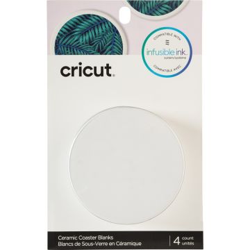 Cricut Coaster Blanks Ceramic Round - White