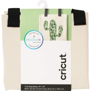 Cricut Tote Bag Blank Medium - Black-Beige