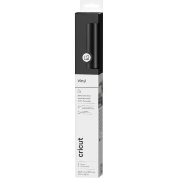 Cricut Vinyl Permanent - Black 4ft 1Ct Box