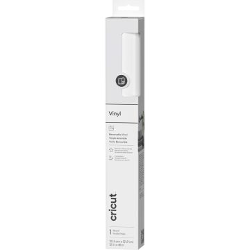 Cricut Vinyl Removable - White 4ft 1Ct Box