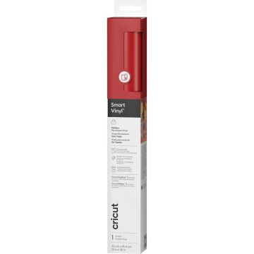 Cricut Smart Vinyl Matless Permanent Vinyl 3 ft - Red