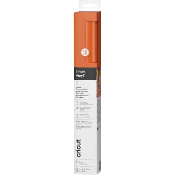 Cricut Smart Vinyl Matless Permanent Vinyl 3 ft - Orange