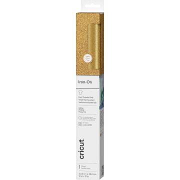 Cricut Glitter Iron-On - Gold