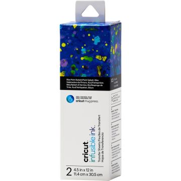 Infusible Ink Transfer Sheets Patterns - Blue Paint Splash