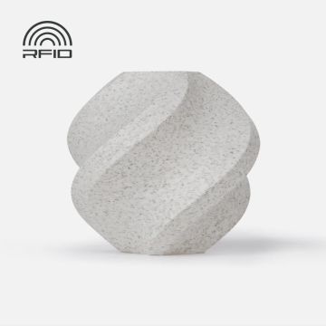 PLA Marble-Filament with spool - White Marble
