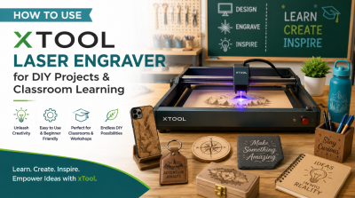 How to Use xTool’s Laser Engraver for DIY Projects & Classroom Learning